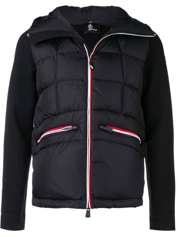Moncler Grenoble Hooded Cardigan - Black