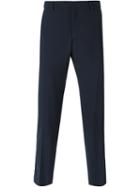 Ami Alexandre Mattiussi Tailored Trousers, Men's, Size: 44, Blue, Wool