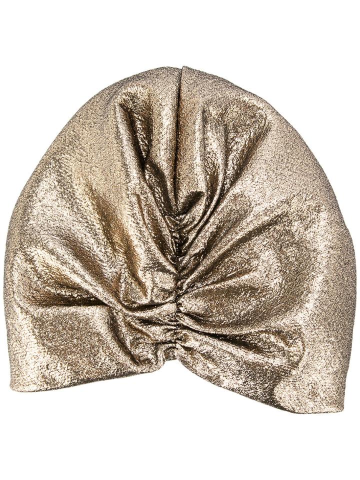Donia Allegue Metallic Turban