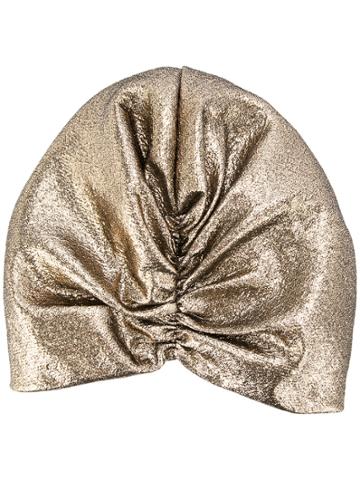 Donia Allegue Metallic Turban