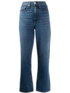 Rag & Bone Ruth High-rise Straight Jeans - Blue