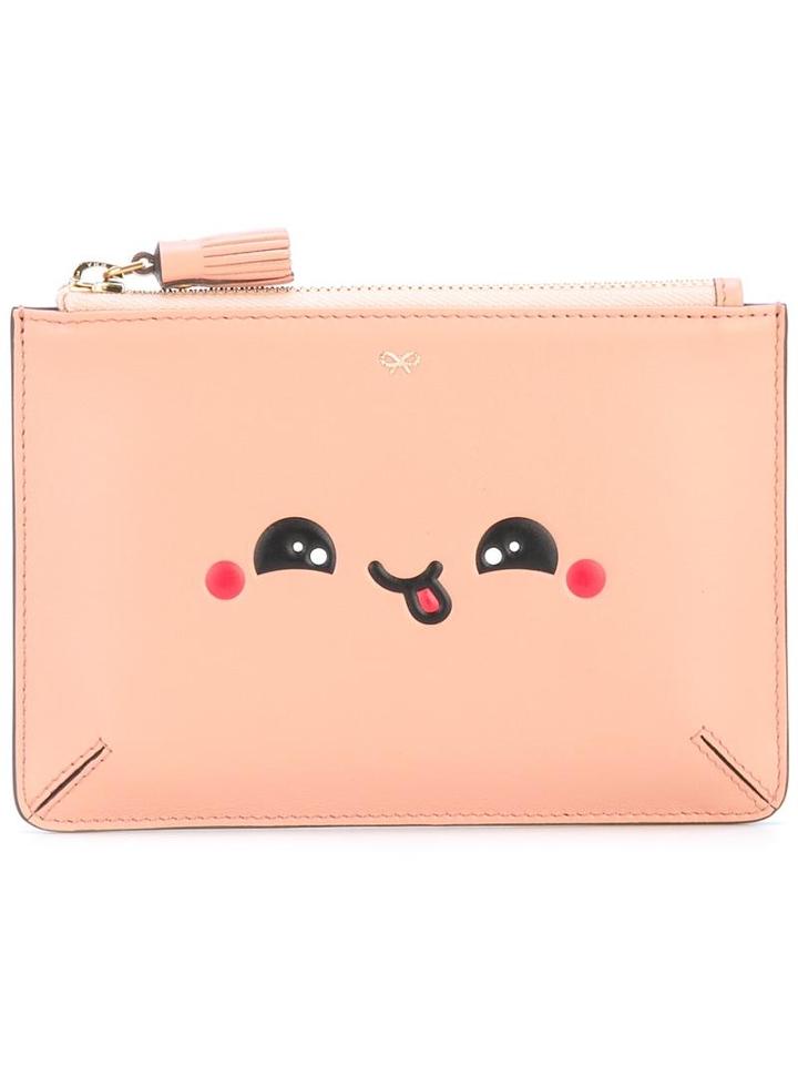 Anya Hindmarch Kawaii Yum Clutch, Women's, Pink/purple, Leather