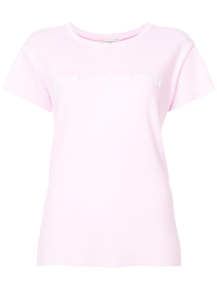 Natasha Zinko Cinder *ucking Rella T-shirt - Pink & Purple