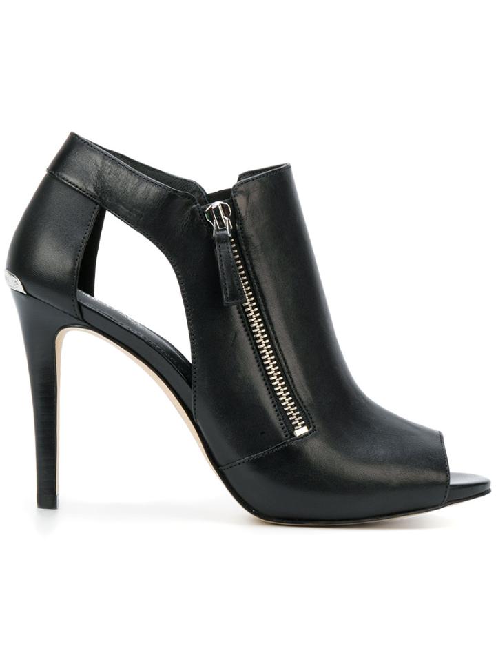 Michael Michael Kors Cut Out Detail Sandals - Black