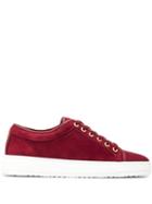 Etq. Flat Lace-up Sneakers - Red