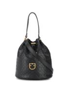 Furla Corona Drawstring Bucket-bag - Black