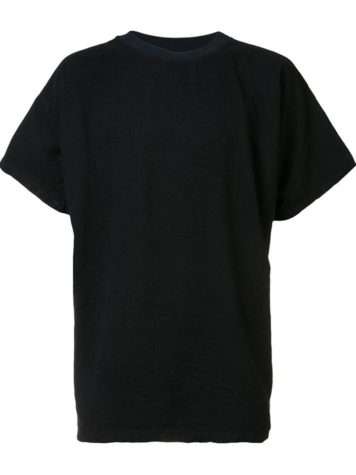 The Squad Long Length T-shirt, Men's, Size: Xl, Black, Linen/flax/rayon