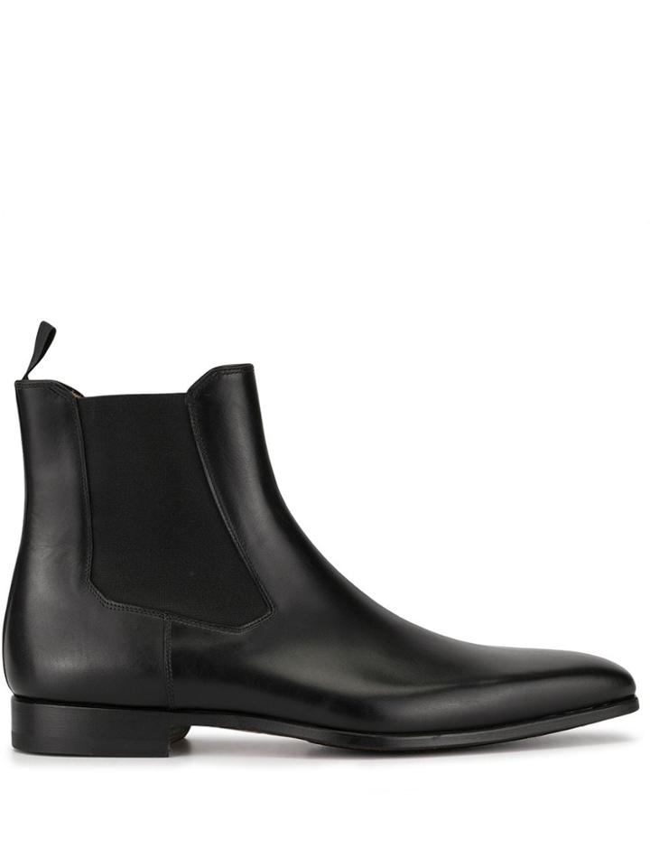 Magnanni Locked Slip-on Boots - Black