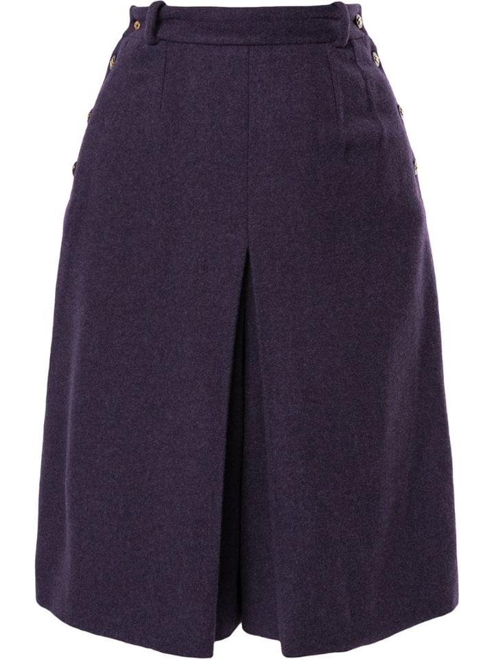 Chanel Pre-owned High-waisted Short Skirt - Purple