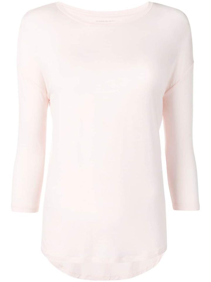 Majestic Filatures Boat Neck Fitted Top - Pink