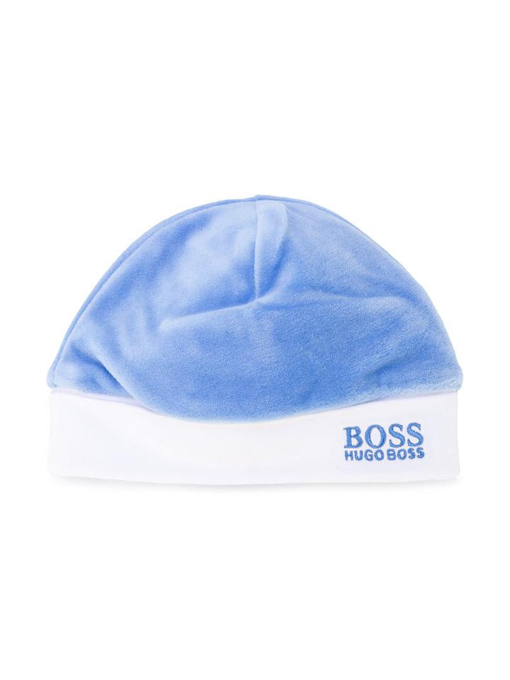 Boss Kids - Logo Hat - Kids - Cotton/polyester - 42 Cm, Blue