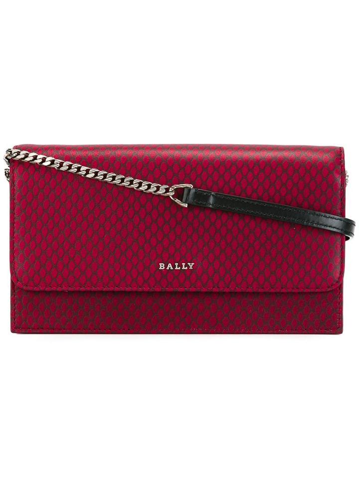 Bally Printed Stafford Chain Bag, Women's, Red