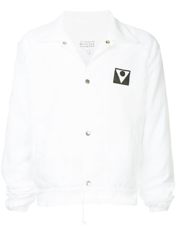 Maison Margiela Logo Print Jacket - White