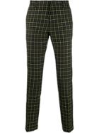 Paul Smith Checked Slim Chinos - Black