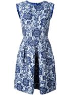 Ermanno Scervino Floral Jacquard Balloon Dress
