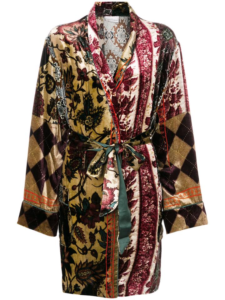 Pierre-louis Mascia Belted Robe - Multicolour