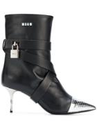 Msgm Msgm 2542mds65220 220 Furs & Skins->calf Leather - Black