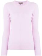 N.peal Crew Neck Cashmere Sweater - Pink & Purple