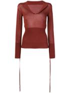 Jacquemus Semi-transparent Sweater - Red