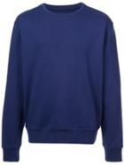 Maison Margiela Long-sleeve Fitted Sweatshirt - Blue