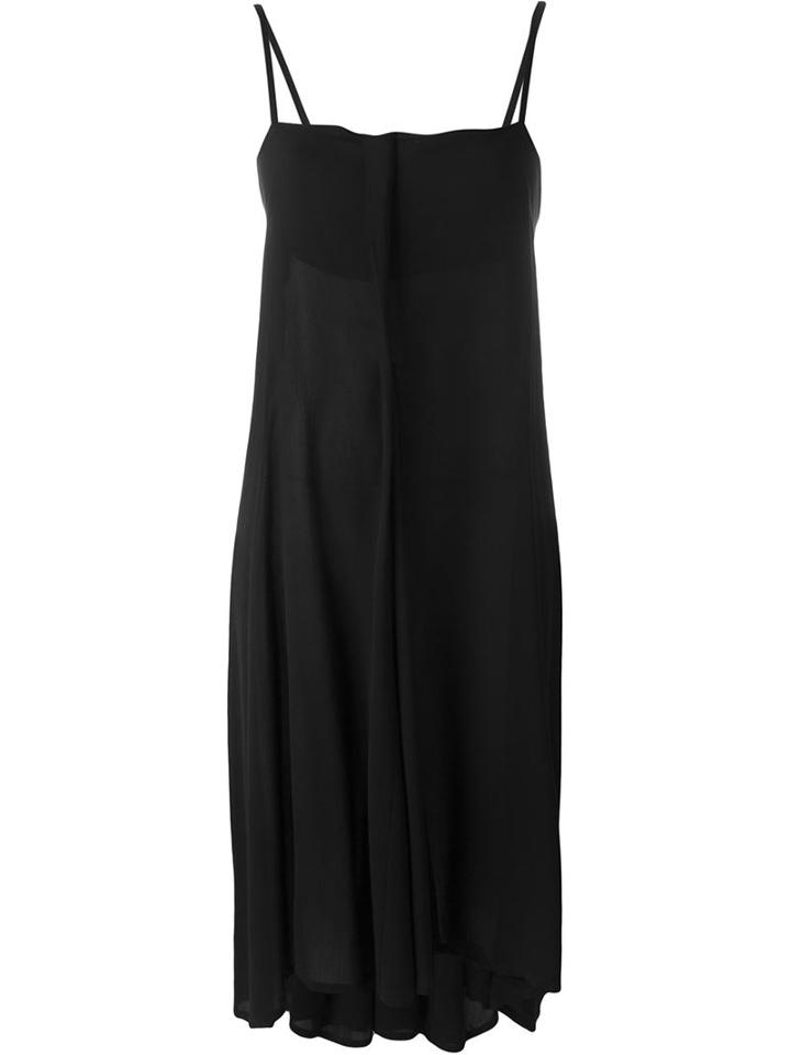 Ann Demeulemeester Cami Dress, Women's, Size: 38, Black, Viscose