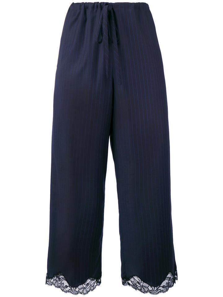 Alexander Wang - Cropped Trousers - Women - Virgin Wool/polyester/nylon - S, Black, Virgin Wool/polyester/nylon