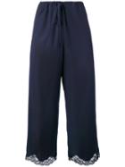 Alexander Wang - Cropped Trousers - Women - Virgin Wool/polyester/nylon - S, Black, Virgin Wool/polyester/nylon