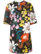 Marni Madder Print Dress, Women's, Size: 38, Cotton/linen/flax