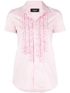 Dsquared2 Ruffle-trimmed Shirt - Pink