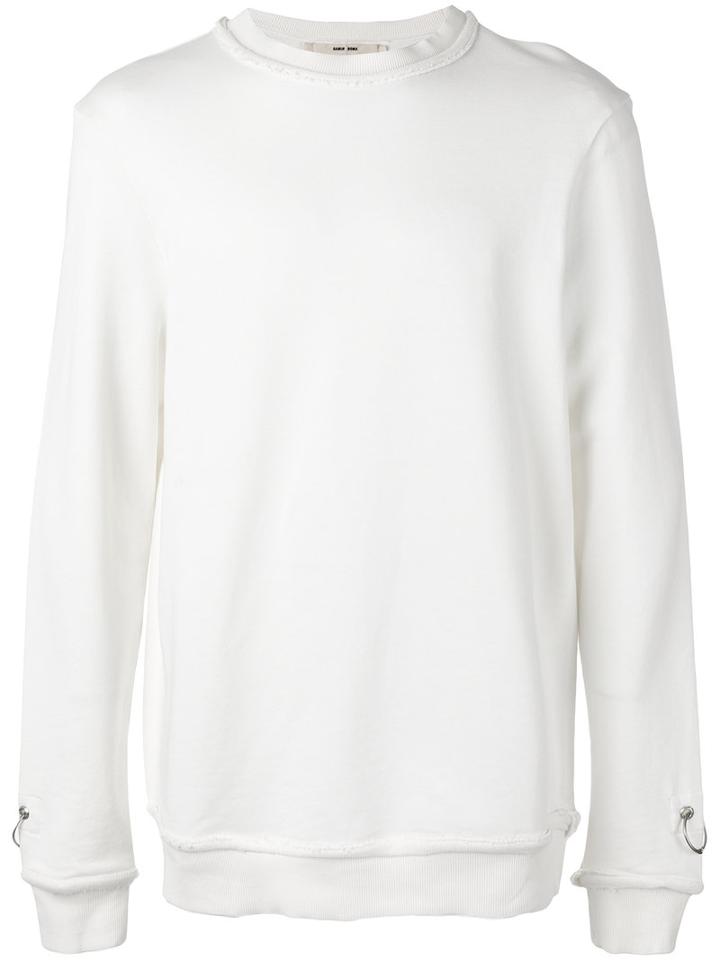 Damir Doma - Loop Detail Sweatshirt - Men - Cotton/polyester - Xl, Nude/neutrals, Cotton/polyester