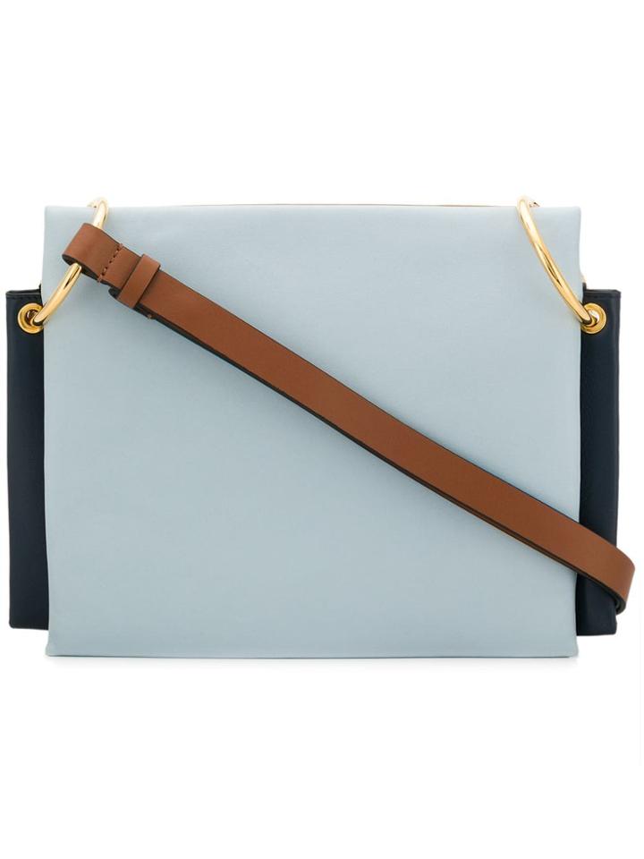 Marni Two-tone Shoulder Bag - Neutrals