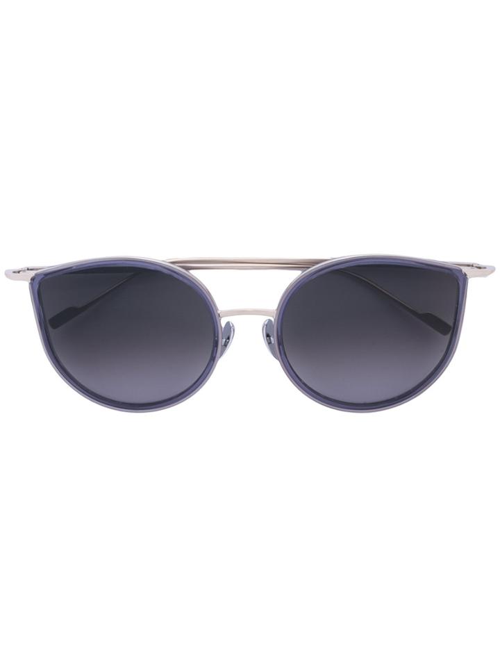 Courrèges Windsor Cat Eye Sunglasses - Grey