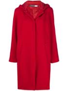 Sport Max Code Midi Hooded Coat - Red