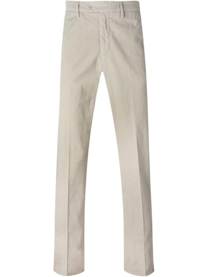 Aspesi Slim Chino Trousers, Men's, Size: 50, Nude/neutrals, Cotton