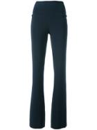 Norma Kamali Relaxed Trousers, Women's, Size: Xs, Grey, Polyester/spandex/elastane