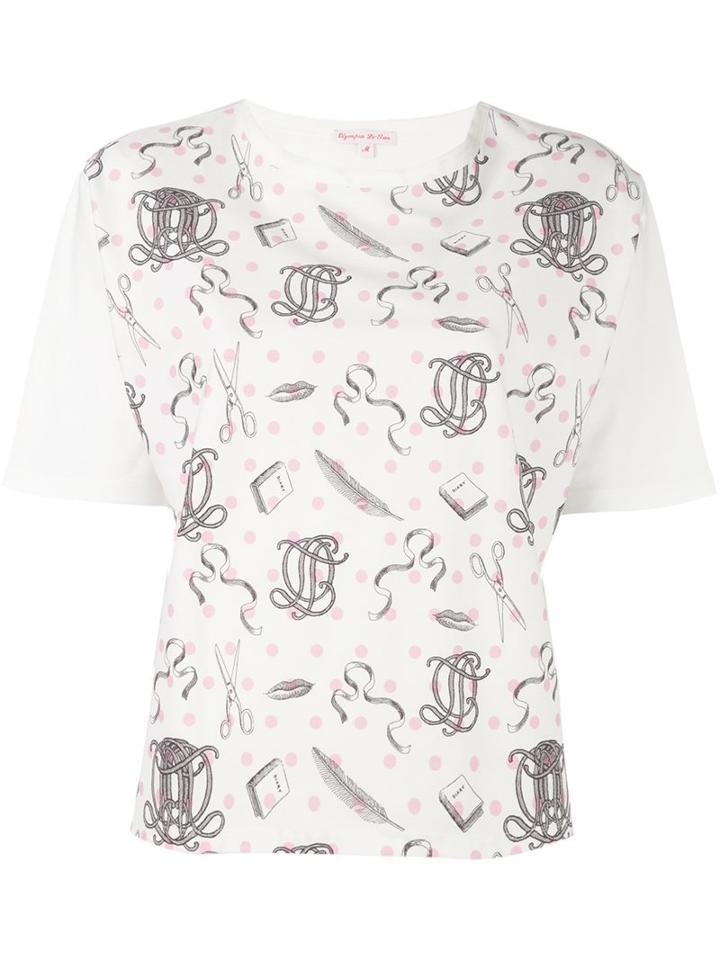 Olympia Le-tan Printed T-shirt