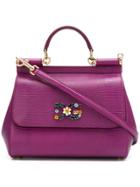Dolce & Gabbana Small Sicily Bag - Pink & Purple