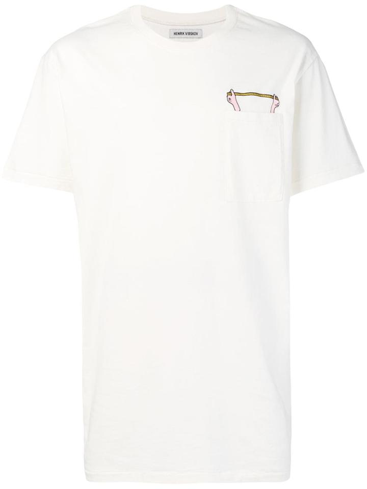 Henrik Vibskov Chest Pocket T-shirt - White