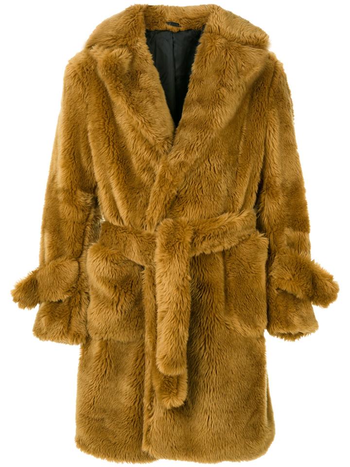 Band Of Outsiders Belted Coat - Brown