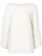 Hermès Vintage Wide Sleeve Sweater - Neutrals