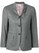 Thom Browne Classic S/c W/ Narrow Shoulder In Super 120's Twill - Grey