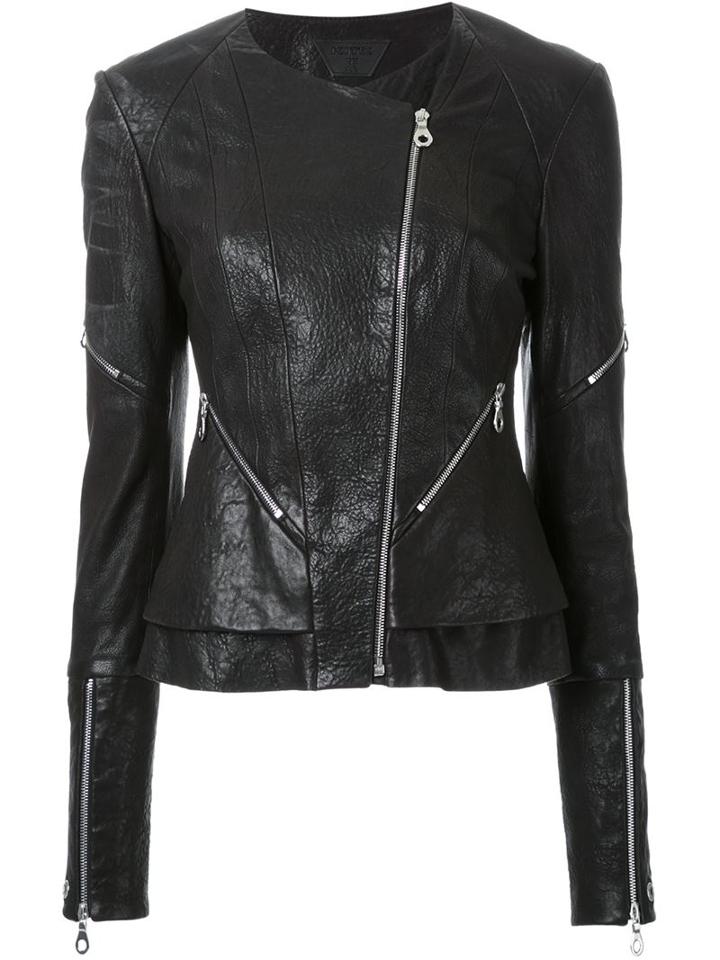 Kitx Biker Jacket, Women's, Size: 14, Black, Leather