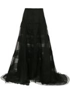 Olivier Theyskens Layered Tulle Maxi Skirt - Black