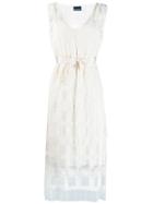 Ermanno Scervino Bow Tie Lace Dress - White