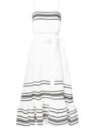Lisa Marie Fernandez Flute Maxi Dress - White