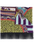 Etro Multi Print Scarf, Women's, Wool