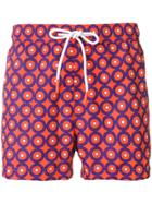 Islang Printed Swim Shorts - Yellow & Orange