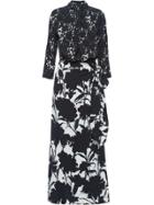 Prada Carnation Print Dress - Black