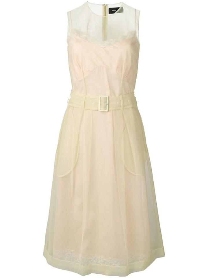 Simone Rocha Belted Waist Dress - Green