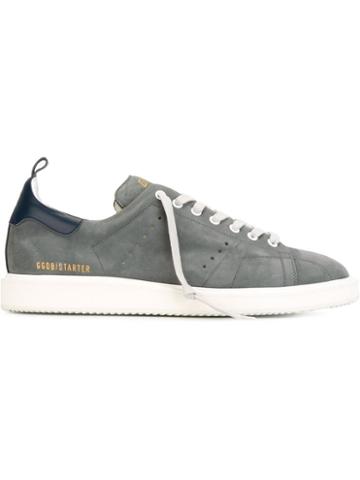 Golden Goose Deluxe Brand Starter Sneakers, Men's, Size: 42, Grey, Calf Leather/rubber